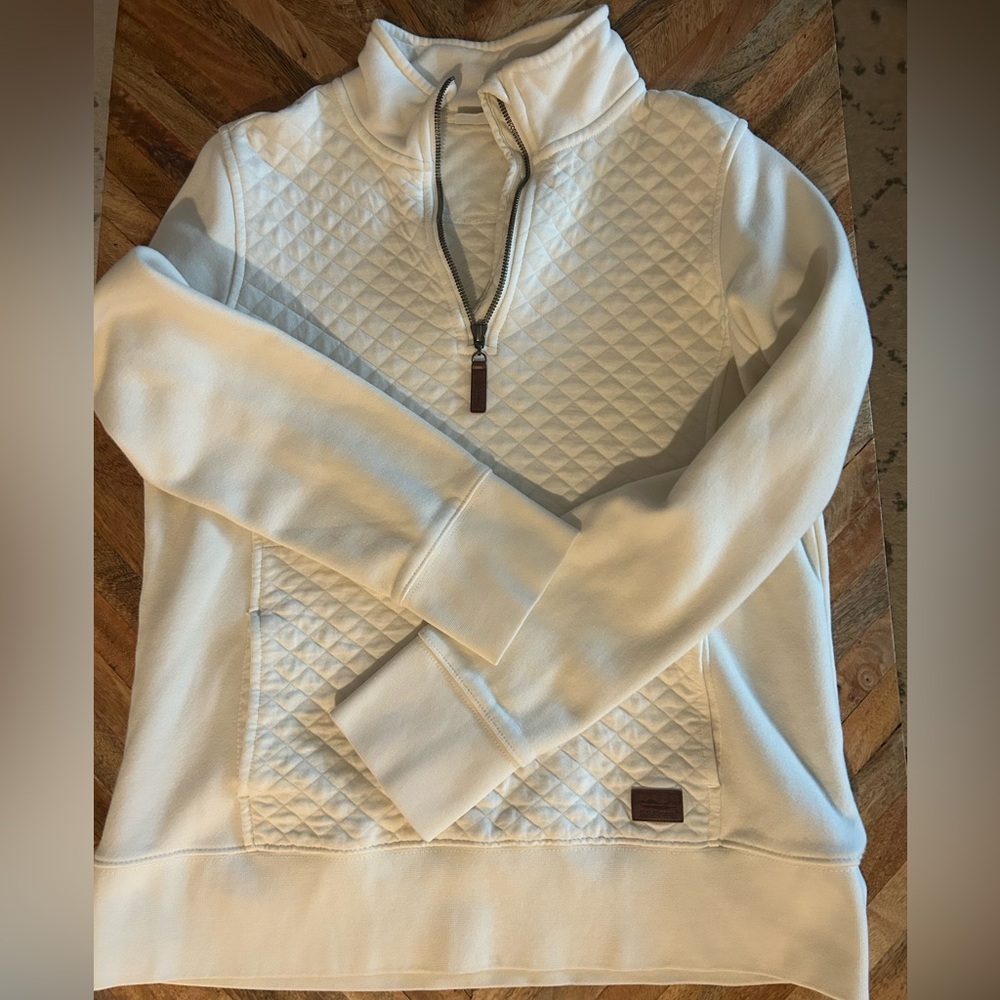 LL Bean 1/4 Zip Quilted Pullover